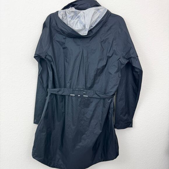 Mountain Hardware Womens Full Zip Nylon Jacket Size M Hooded Lightweight Belted - Picture 3 of 15